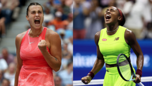 Die kommende Weltranglistenerste Aryna Sabalenka trifft im Finale der US Open auf Coco Gauff.