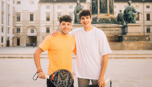 Augustin Tapia und Arturo Coello - die Champions der Vienna Padel Open 2023