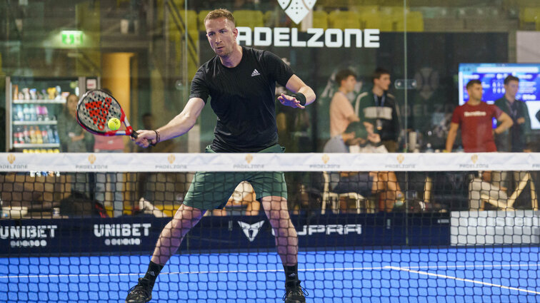 Ex-Fußballstar Marc Janko bei den Vienna Padel Open