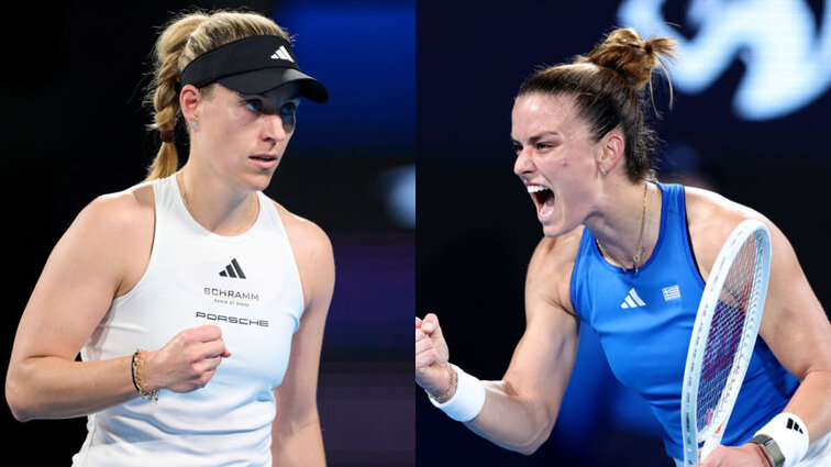 Amgelique Kerber und Maria Sakkari eröffnen das letzte Viertelfinale des United Cups. 