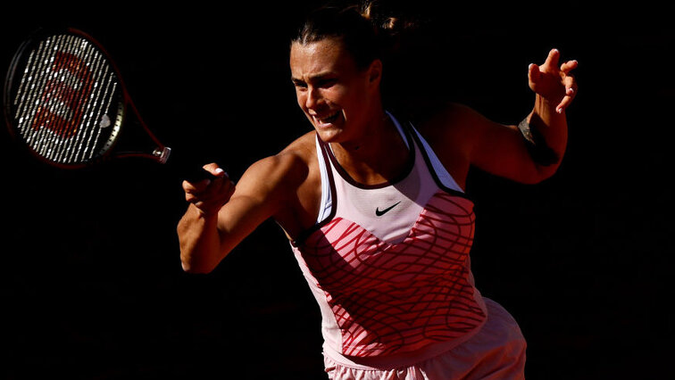 Aryna Sabalenka darf heute abends ran Aryna Sabalenka can play tonight