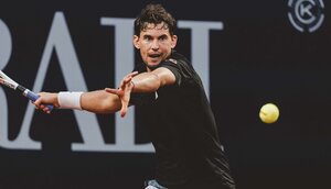 Dominic Thiem am Samstsg in Kitzbühel