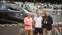 Arno Schuchter (CSMO Generali Austria), Sieger Tobias Fürnschuss, Wolfgang Wurm (CEO Porsche Austria)