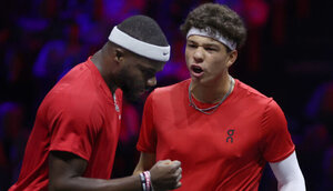 Frances Tiafoe und Ben Shelton haben für Team Welt den Sack zugemacht