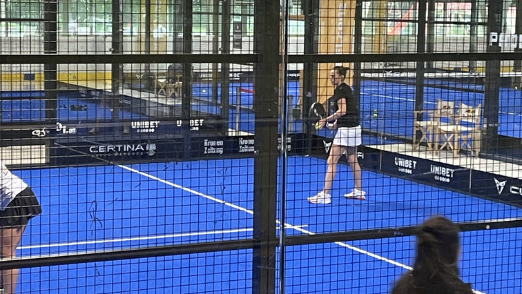 Roberta Vinci am Mittwoch bei den Vienna Padel Open