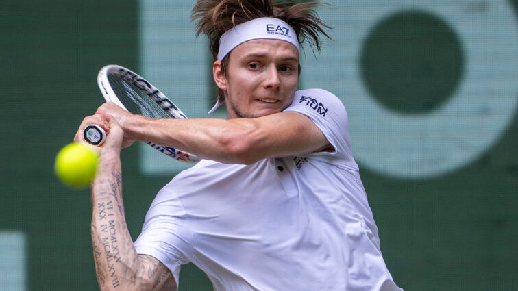 Alexander Bublik darf mit seiner Woche in Halle sehr zufrieden sein