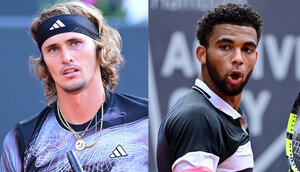 Alexander Zverev trifft heute erstmals auf Arthur Fils