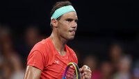 Rafael Nadal was also completely convincing in his second match in Brisbane.