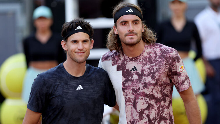 Dominic Thiem und Stefanos Tsitsipas treffen sich in dieser Saison zum dritten Mal