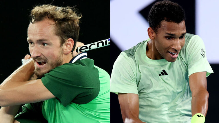 Daniil Medvedev hat gegen Félix Auger-Aliassime noch nie verloren