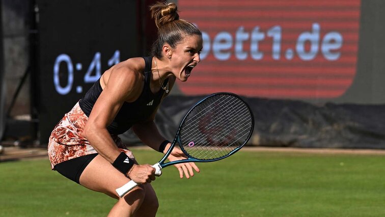 Maria Sakkari möchte am Samstag voll angreifen