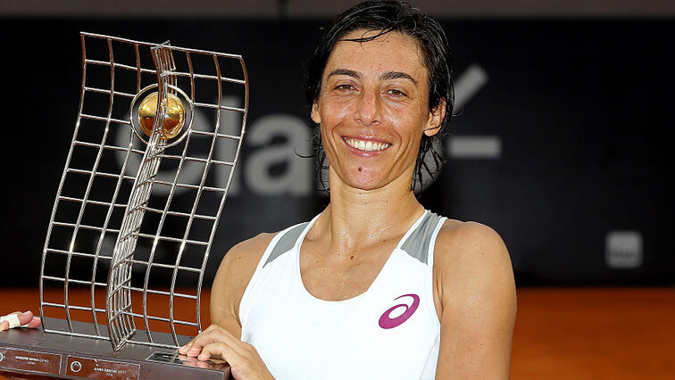 Francesca Schiavone - noch als Turniersiegerin 2016 in Rio de Janeiro Francesca Schiavone - noch als Turniersiegerin 2016 in Rio de Janeiro