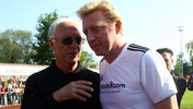 Zwei Legenden unter sich: Boris Becker trauert um Franz Beckenbauer.