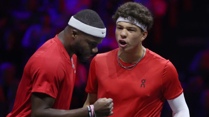 Frances Tiafoe und Ben Shelton haben für Team Welt den Sack zugemacht