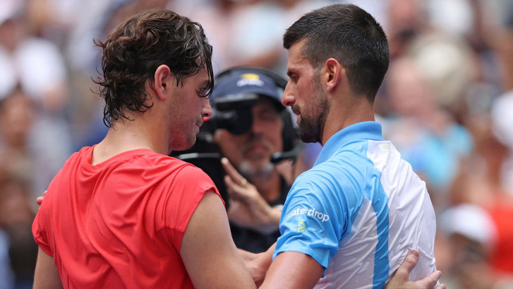 Taylor Fritz ist gegen Novak Djokovic klarer Außenseiter