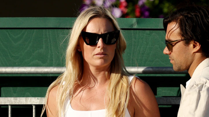 Lindsey Vonn zeigt sich des öfteren bei großen Tennisturnieren